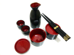 Black Sake Set